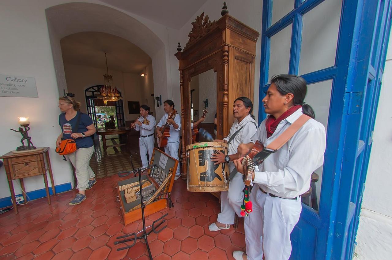 ホテル Hosteria Hacienda Pinsaqui オタバロ エクステリア 写真